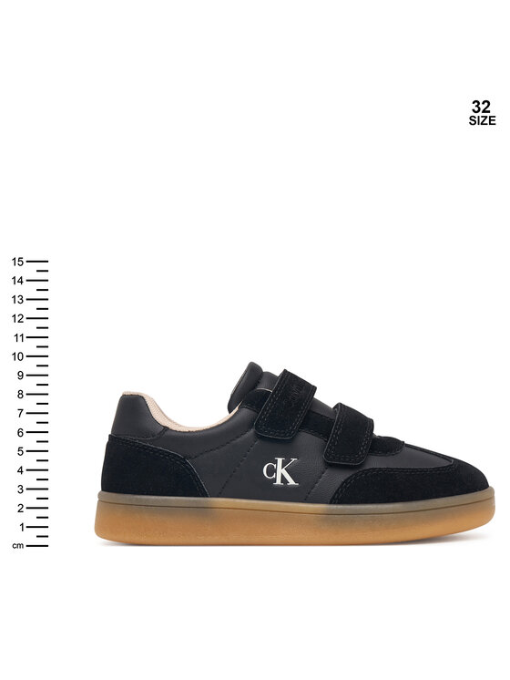 Calvin Klein Superge Calvin Klein Low Cut Velcro Sneaker V1X9-83443-0318 S Črna