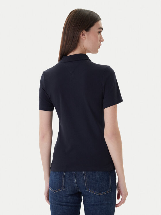Tommy Hilfiger Tommy Hilfiger Polo 1985 WW0WW42047 Azul marino Slim Fit