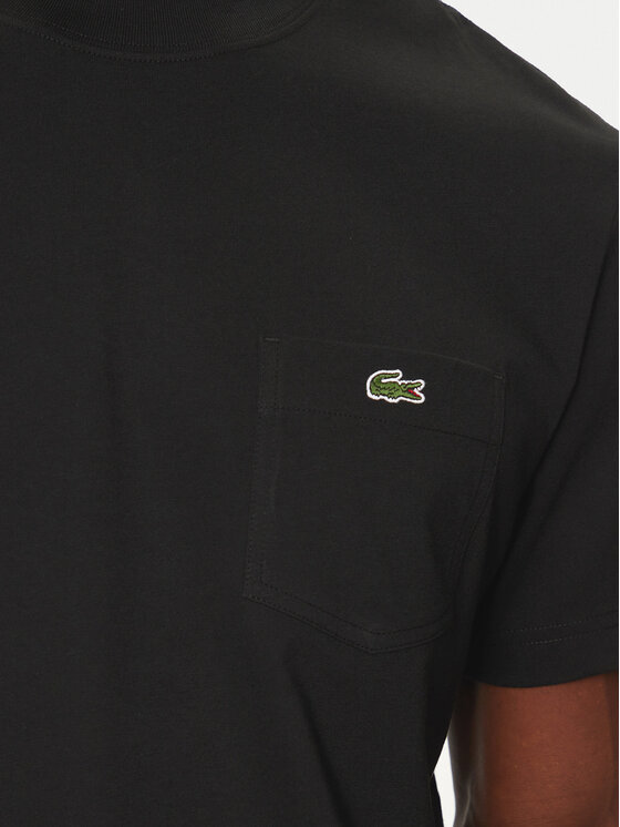 Lacoste Lacoste Футболка TH2827 Чорний Regular Fit