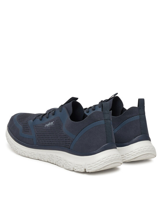 Rieker Sneakersy Rieker B6600-14 Tmavomodrá