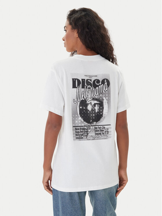 HUGO HUGO Camiseta Vintage 50550148 Blanco Relaxed Fit