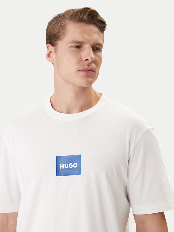 HUGO HUGO Camiseta Nayonix 50554382 Blanco Regular Fit