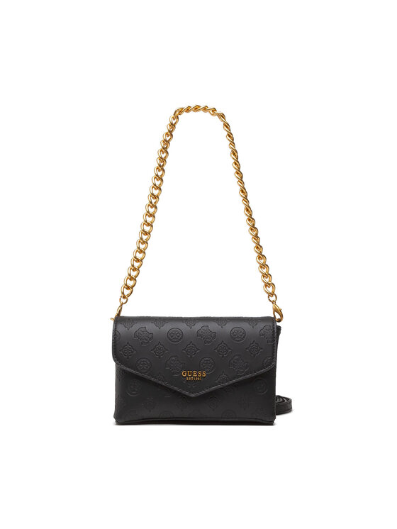 Geantă Guess Zanelle Mini Crossbody Flap HWPA84 92780 Negru