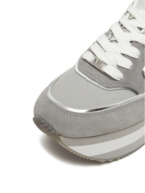 Nine West Sneakersy Nine West SS25-3C093 Stříbrná
