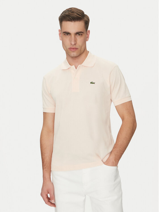 Lacoste Lacoste Polo marškinėliai L1212 Smėlio Regular Fit