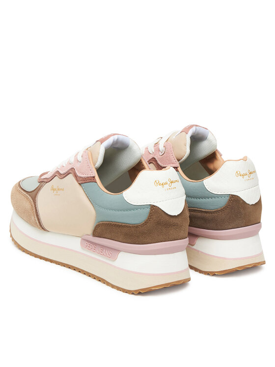 Pepe Jeans Sneakersy Pepe Jeans Rusper Combi W PLS600006 Kolorowy