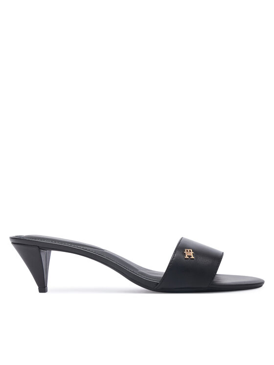 Tommy Hilfiger Šľapky Tommy Hilfiger Th Mid Mule FW0FW09508 Čierna