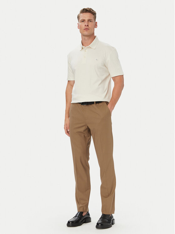 BOSS BOSS Polo C-Parris 01 50555829 Crema Regular Fit