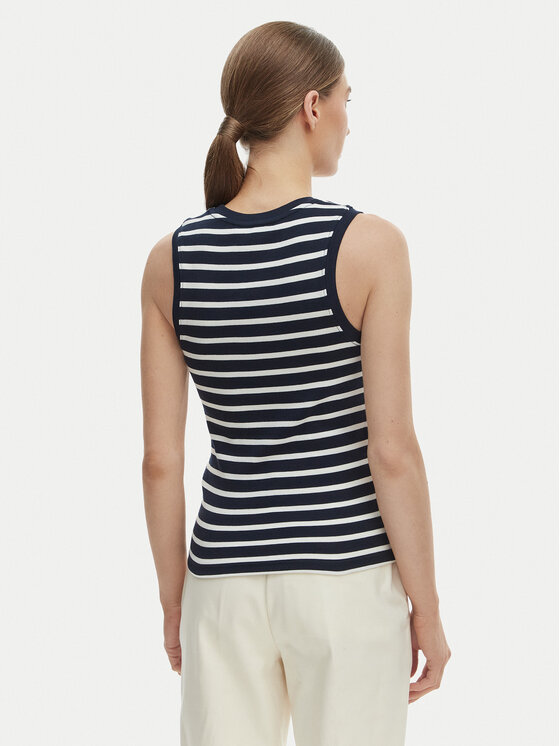 Tommy Hilfiger Tommy Hilfiger Top WW0WW47806 Azul marino Slim Fit