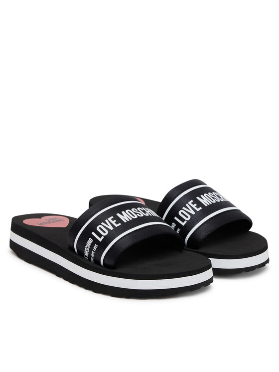 LOVE MOSCHINO Шльопанці LOVE MOSCHINO JA28334G0MIX6000 Чорний