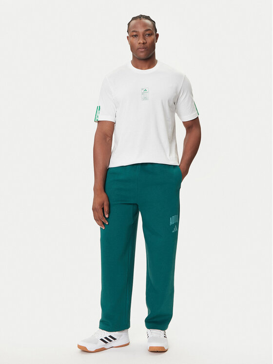 adidas adidas Majica Stadium Ticket JM6473 Bela Loose Fit