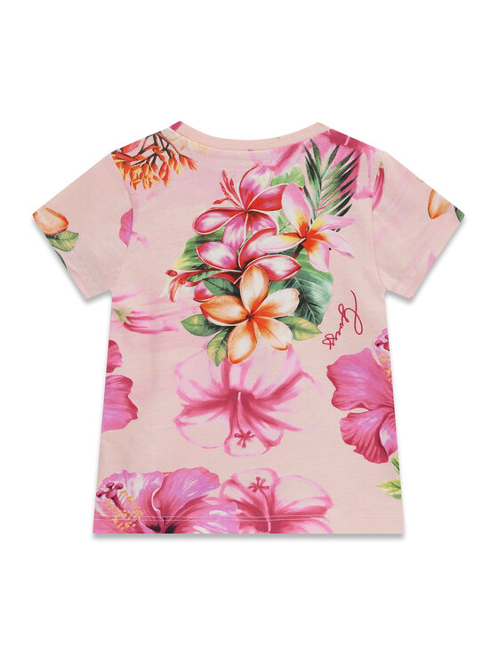 Guess Guess Футболка K6GI13 K6YW4 Рожевий Regular Fit