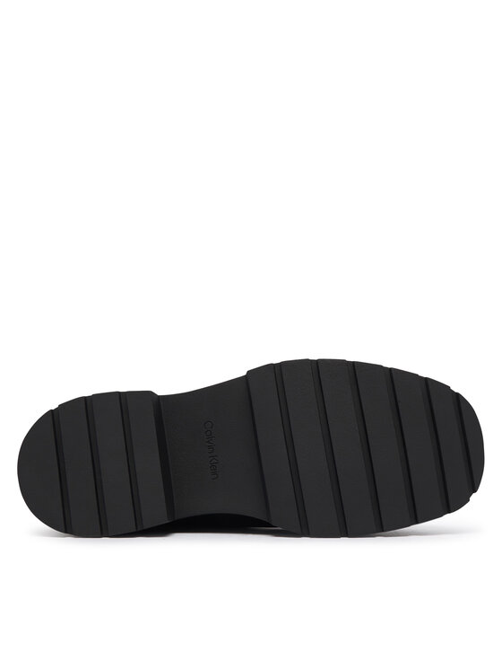Calvin Klein Kotníková obuv s elastickým prvkem Calvin Klein HW0HW03203 Hnědá