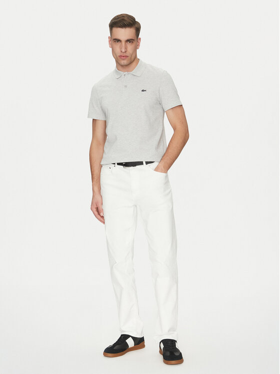Lacoste Lacoste Поло DH5522 Сірий Regular Fit