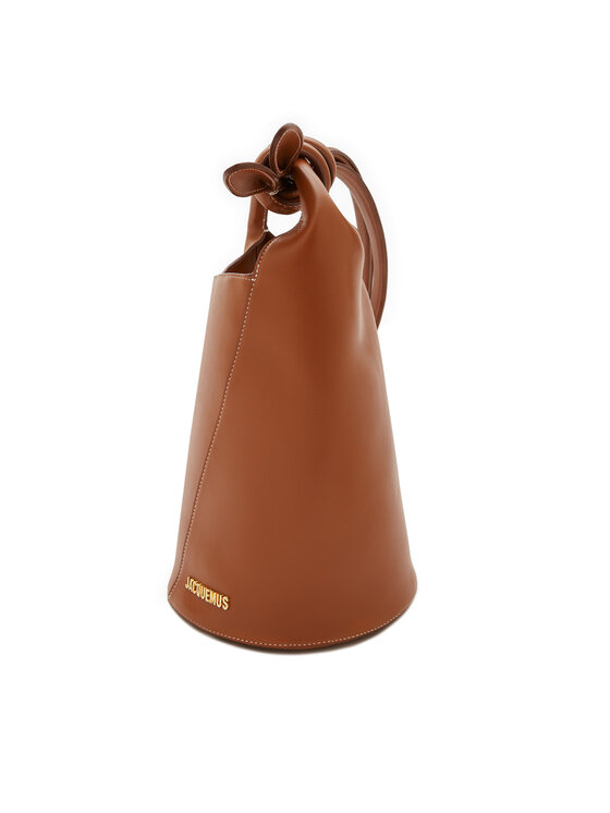 JACQUEMUS Batoh JACQUEMUS Le Petit Tourni 245BA366-3173 Hnědá