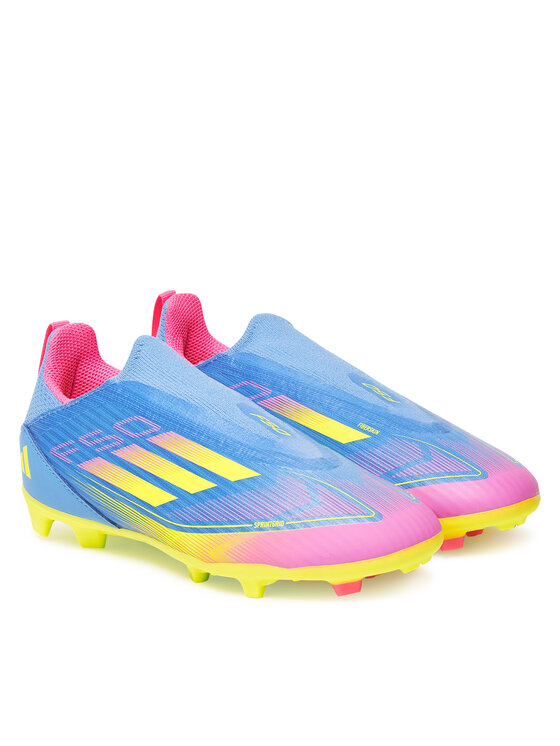 adidas Čevlji za nagomet adidas F50 League Laceless Firm/Multi-Ground IE3742 Mornarsko modra