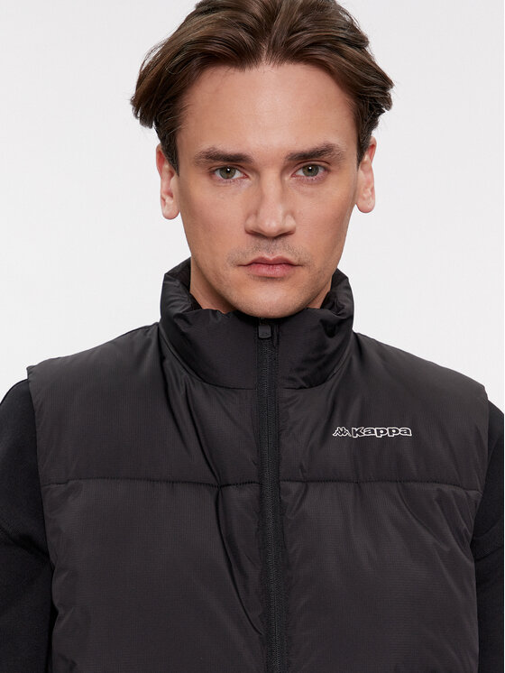 Kappa Kappa Chaleco Emanu 361F8RW Negro Regular Fit