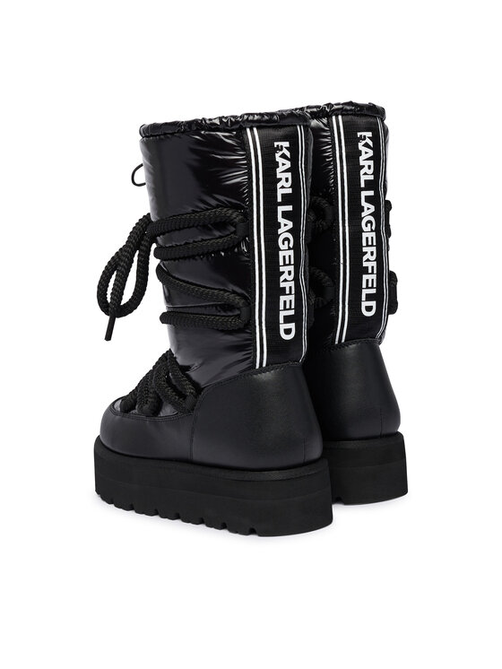 KARL LAGERFELD Cizme de zăpadă KARL LAGERFELD Skylar Ski KL49686 Negru