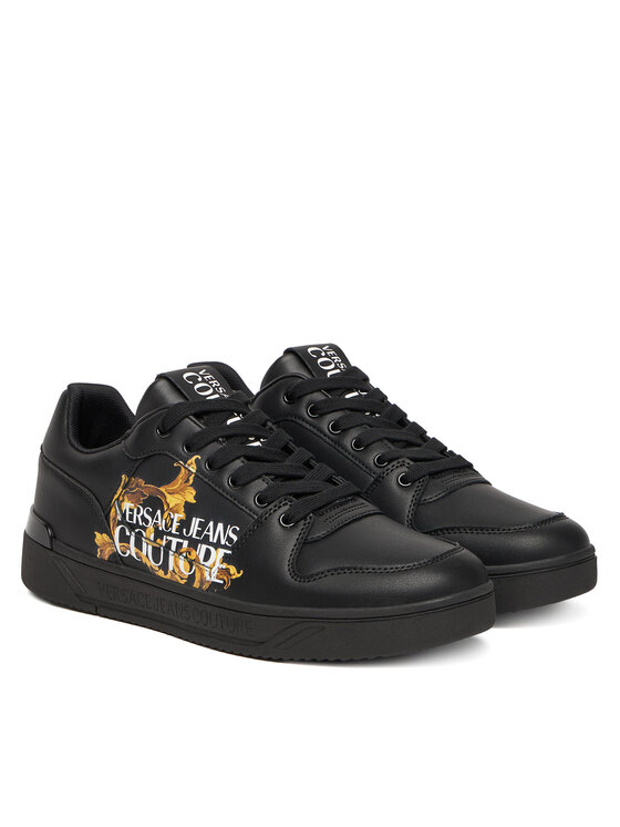 Versace Jeans Couture Снікерcи Versace Jeans Couture 79YA3SJ5 Чорний