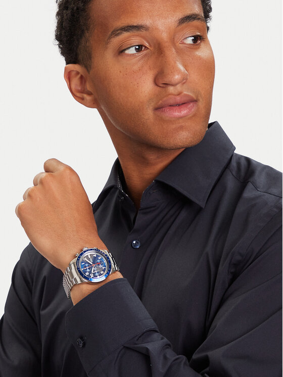 Fossil Годинник Fossil Sport Tourer FS6047 Срібний