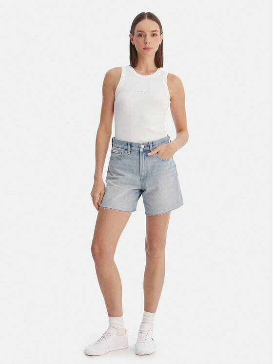 Calvin Klein Jeans Calvin Klein Jeans Top LV047E200G Blanco Slim Fit