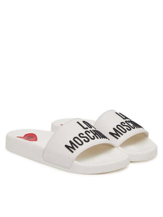 LOVE MOSCHINO Шльопанці LOVE MOSCHINO JA28052G0MI14100 Білий