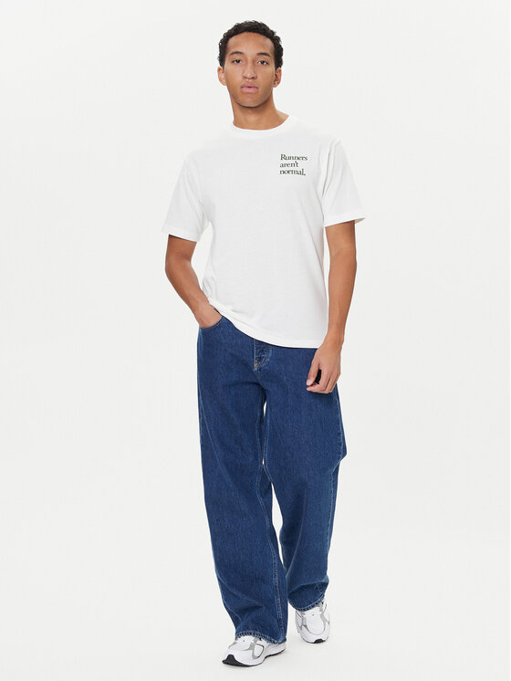 New Balance New Balance Camiseta MT53921 Blanco Regular Fit