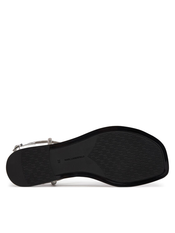 KARL LAGERFELD Босоніжки KARL LAGERFELD Olympia II KL87416 Срібний