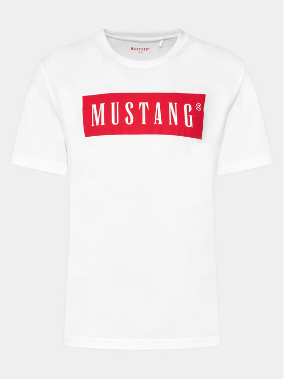 Mustang Mustang Футболка 1014749 Білий Regular Fit