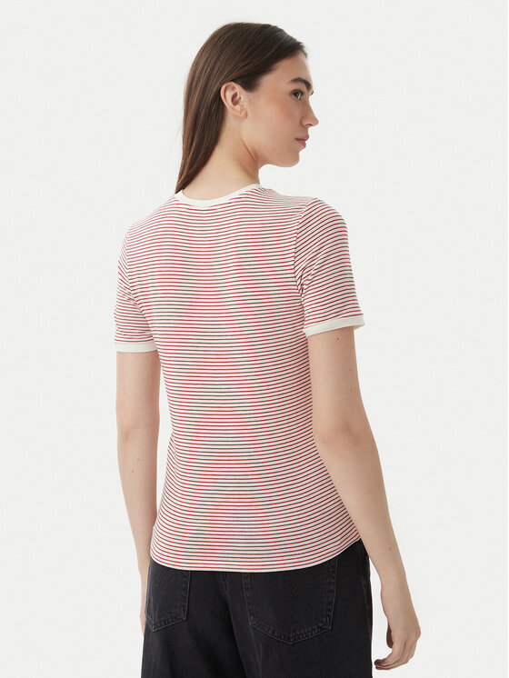 ONLY ONLY Camiseta Tine 15315406 Rojo Regular Fit