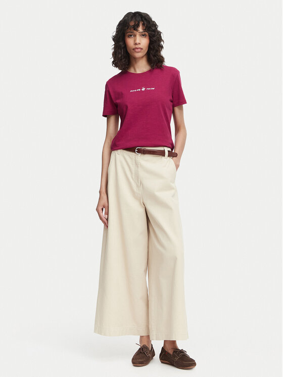 Beverly Hills Polo Club Beverly Hills Polo Club Camiseta P-SS26W-TS6510 Guinda/burdeos Regular Fit