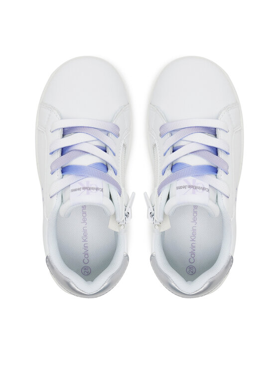 Calvin Klein Jeans Laisvalaikio batai Calvin Klein Jeans Low Cut Lace-Up Sneaker V1A9-82009-1355 M Balta