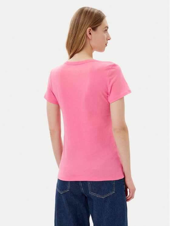 Gap Gap Majica 776775-04 Roza Regular Fit