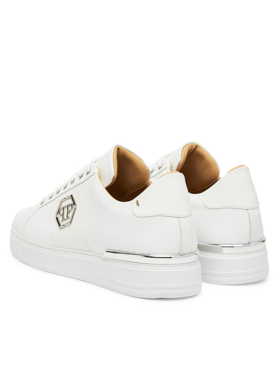 PHILIPP PLEIN Снікерcи PHILIPP PLEIN PAES USC0768 PLE005N01 Білий