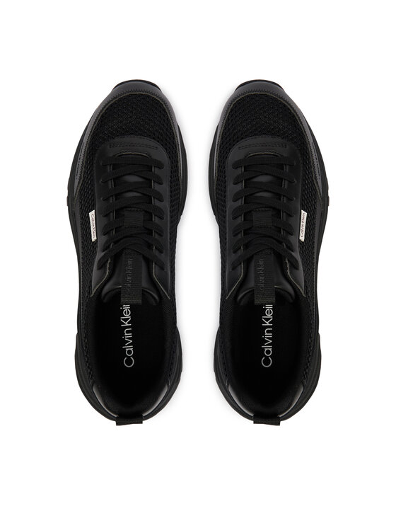 Calvin Klein Sneakersy Calvin Klein Hike Runner Laceup Mesh HM0HM02240 Czarny