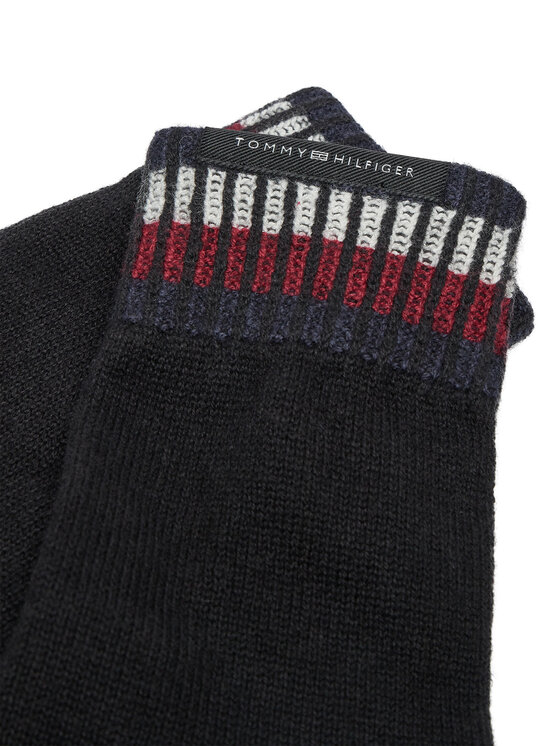 Tommy Hilfiger Dámské rukavice Tommy Hilfiger AM0AM12827 Černá