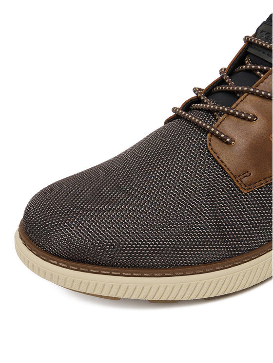 Rieker Sneakersy Rieker B3357-25 Hnědá