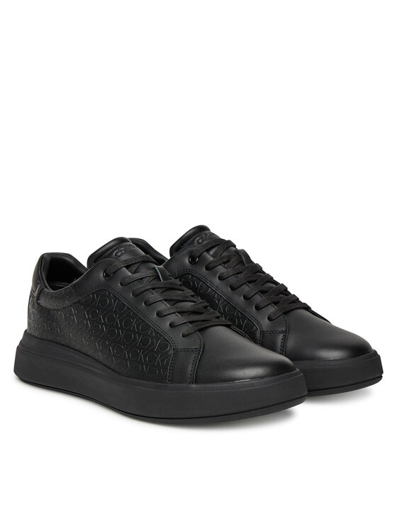 Calvin Klein Сникърси Calvin Klein Chunky Low Top Lace Up Mono HM0HM01970 Черен