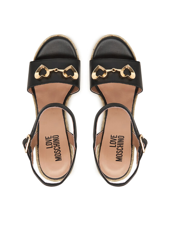 LOVE MOSCHINO Еспадрили LOVE MOSCHINO JA1615BI0OIA0000 Черен