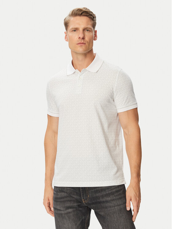 MICHAEL Michael Kors MICHAEL Michael Kors Polo CS650V848T Blanco Regular Fit