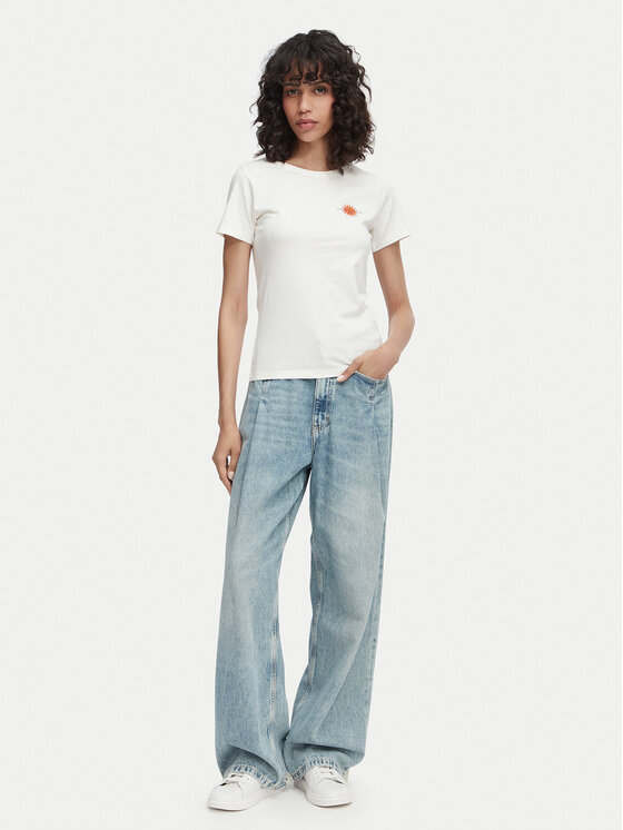 HUGO HUGO Camiseta Deloris 5 50571074 Blanco Regular Fit