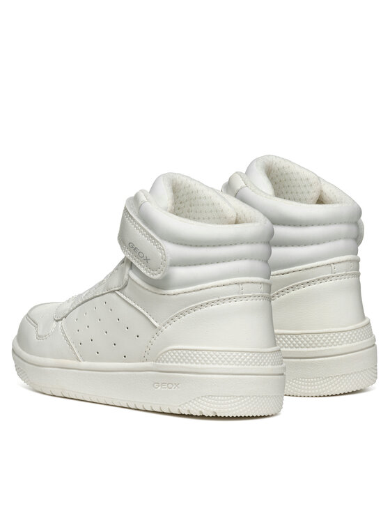 Geox Snīkeri Geox J Washiba Girl J36HXA 05415 C1000 D Balts