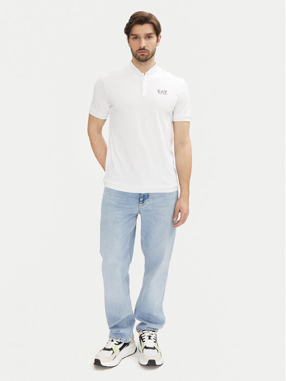 EA7 Emporio Armani EA7 Emporio Armani Поло 7M000183 AF13511 U0002 Білий Regular Fit