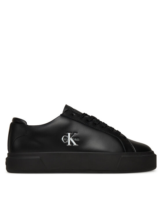 Calvin Klein Sneakers Calvin Klein Basket Cupsole Laceup Lth Ml YW0YW01945 Nero