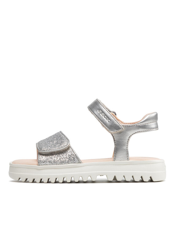 Geox Sandali Geox J S.Coralie G. B J256EB 0NFEW C1007 S Srebrna