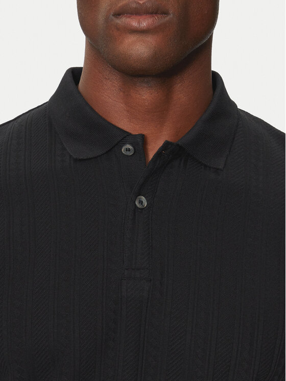 Selected Homme Selected Homme Pólóing 16094575 Fekete Regular Fit