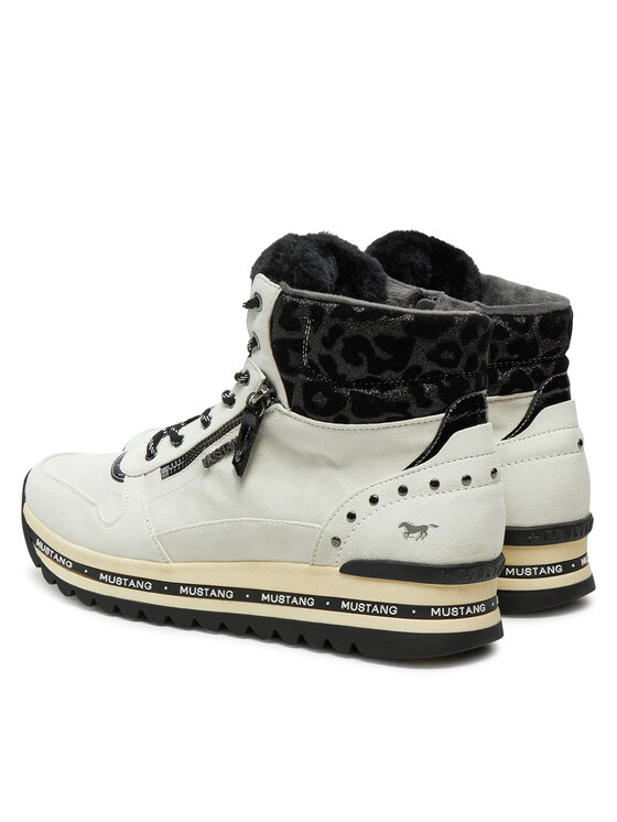 Mustang Šnurovacia obuv Mustang 1364-503 Biela