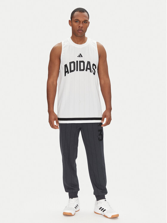 adidas adidas Majica brez rokavov Seasonal Essentials US Sport JD8088 Bela Regular Fit