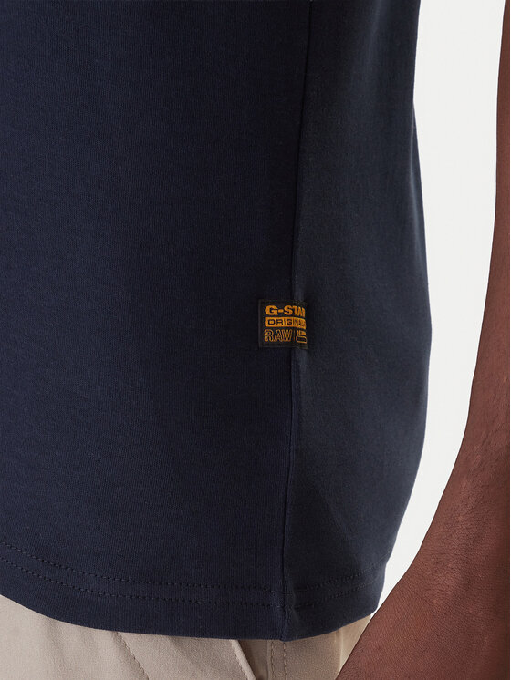G-Star Raw G-Star Raw T-Shirt G-Script D25150-C812 Σκούρο μπλε Regular Fit