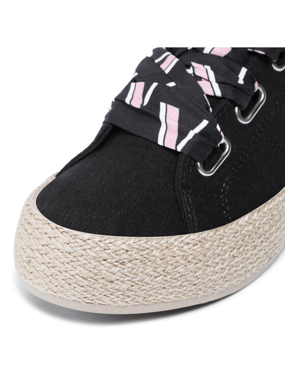 Jenny Fairy Espadrile Jenny Fairy WSK1576-15 Negru